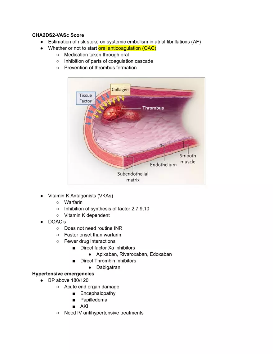 Cardiology CHA2DS2-VASc Score - Page 1