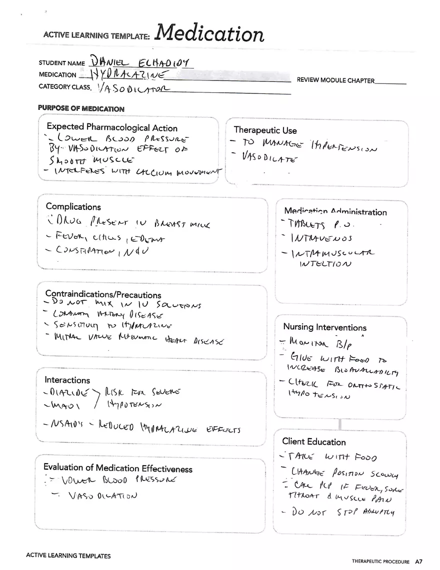 Pharm Drug Card Week #6 - Page 2