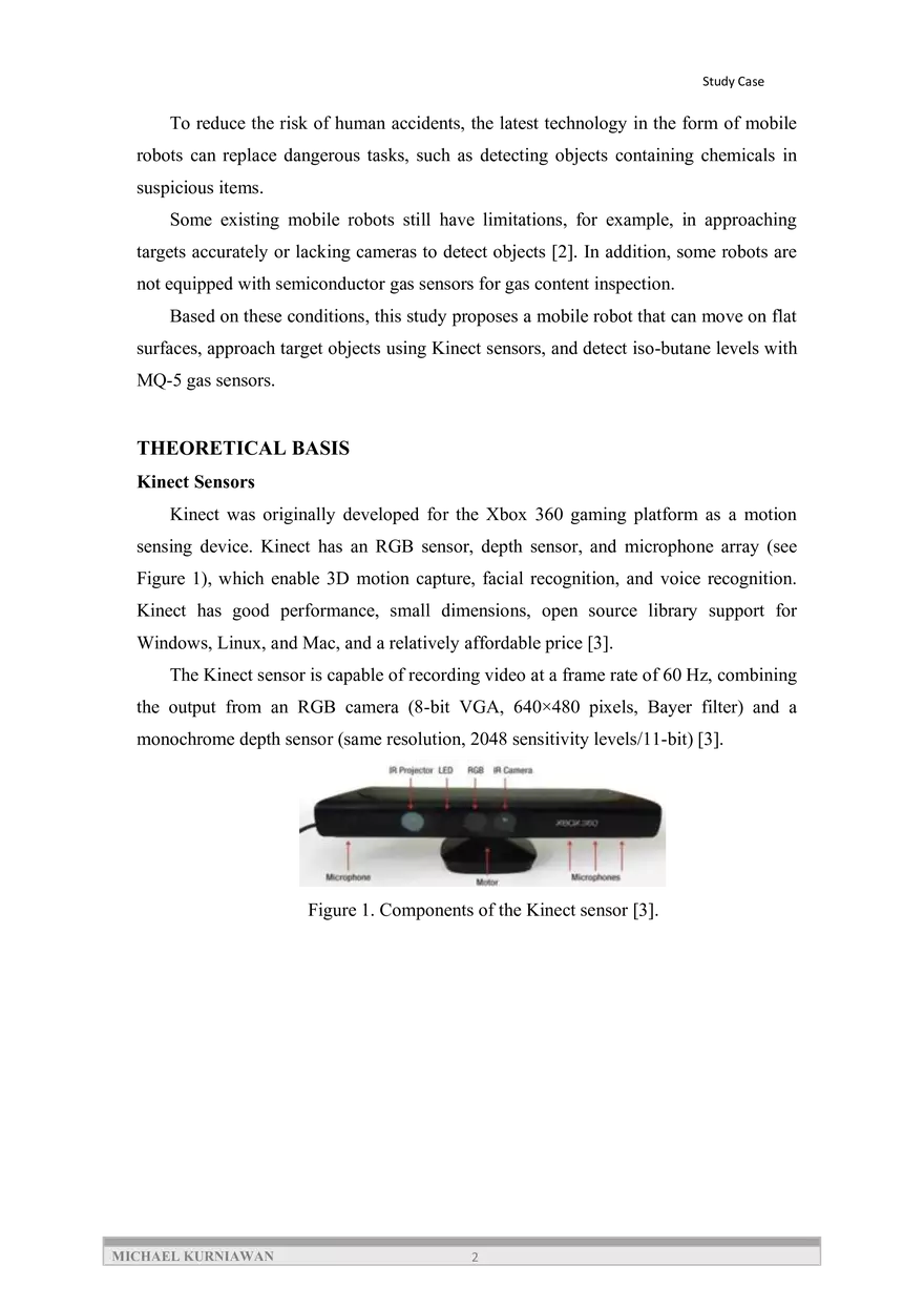 Implementation of Kinect Sensors on Mobile Robots - Page 2