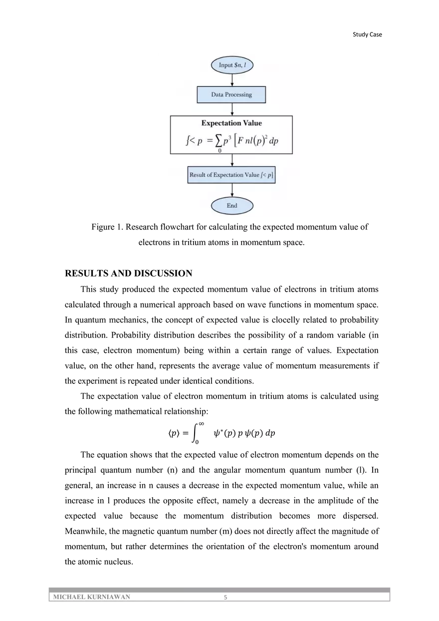 Comparison of the Expectation Value of Electron Momentum - Page 5