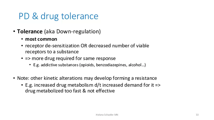Pathophysiology and Pharmacology Lecture 1 - Page 27