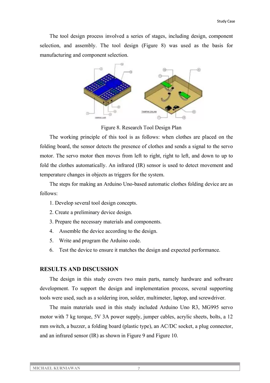 Designing an Arduino Uno-Based Automatic Clothes Folding Device - Page 9