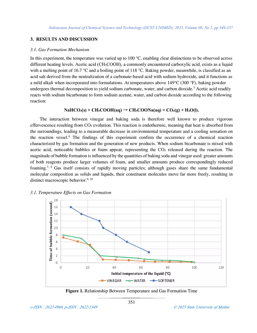 Temperature Influence on Chemical Reaction Rates and Gas - Page 3