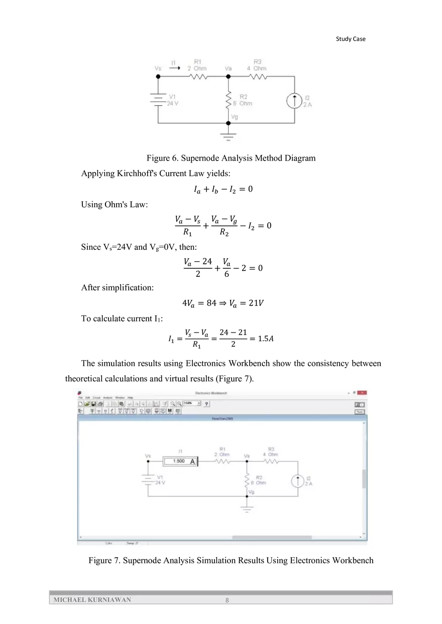 Implementation of Kirchhoff's Law and Ohm's Law - Page 8