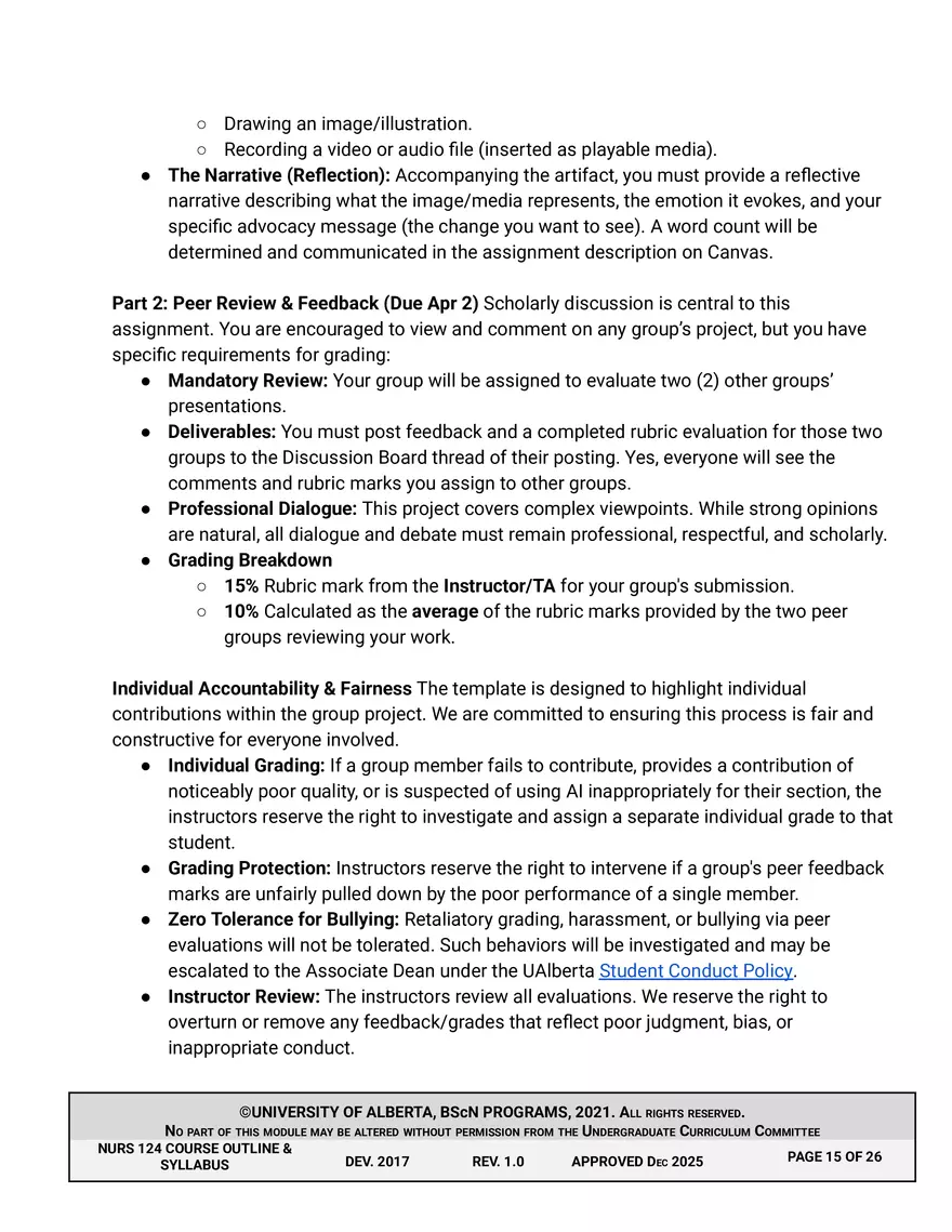 NURS 124 Wi26 Course Outline and Syllabus Approved - Page 7