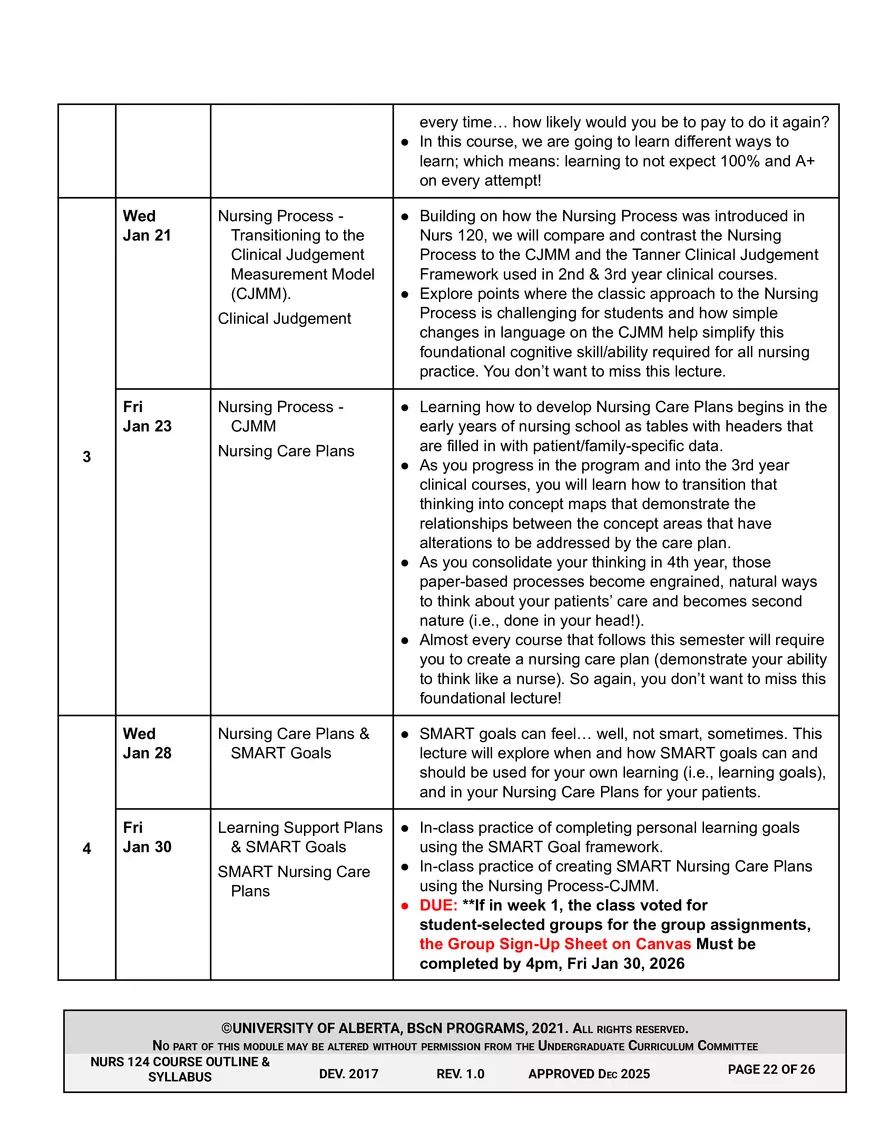 NURS 124 Wi26 Course Outline and Syllabus Approved - Page 15