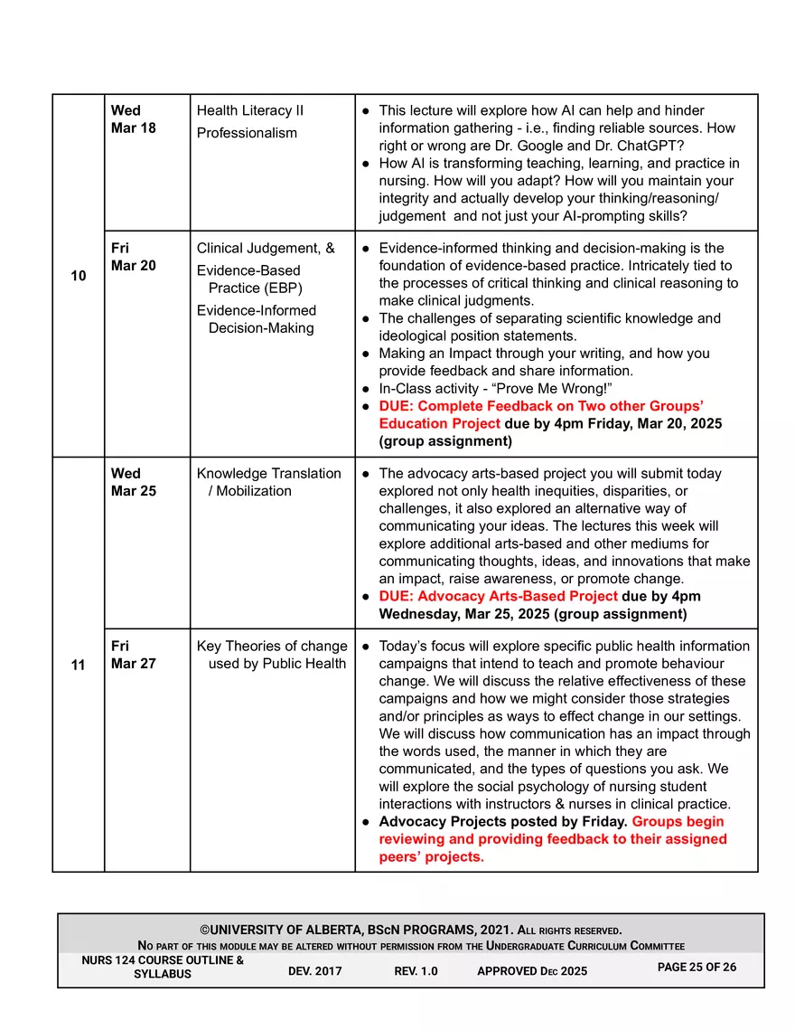 NURS 124 Wi26 Course Outline and Syllabus Approved - Page 18
