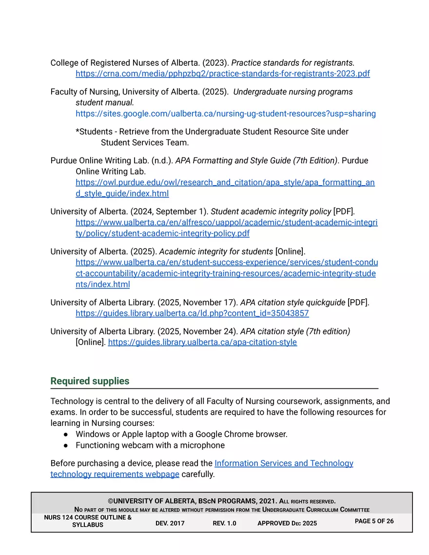 NURS 124 Wi26 Course Outline and Syllabus Approved - Page 21
