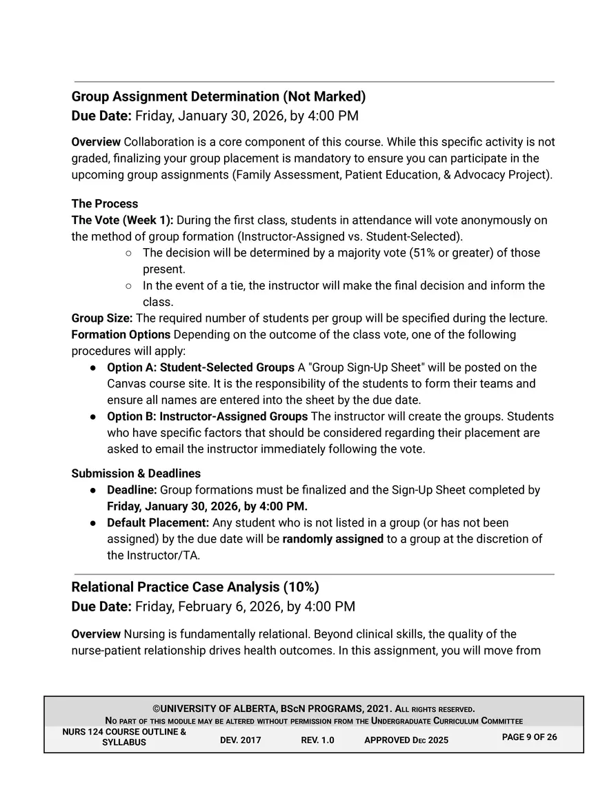 NURS 124 Wi26 Course Outline and Syllabus Approved - Page 25