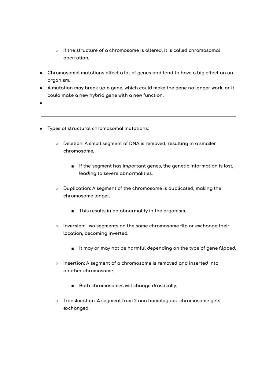 Bio Test Meiosis and Mutation - Page 7