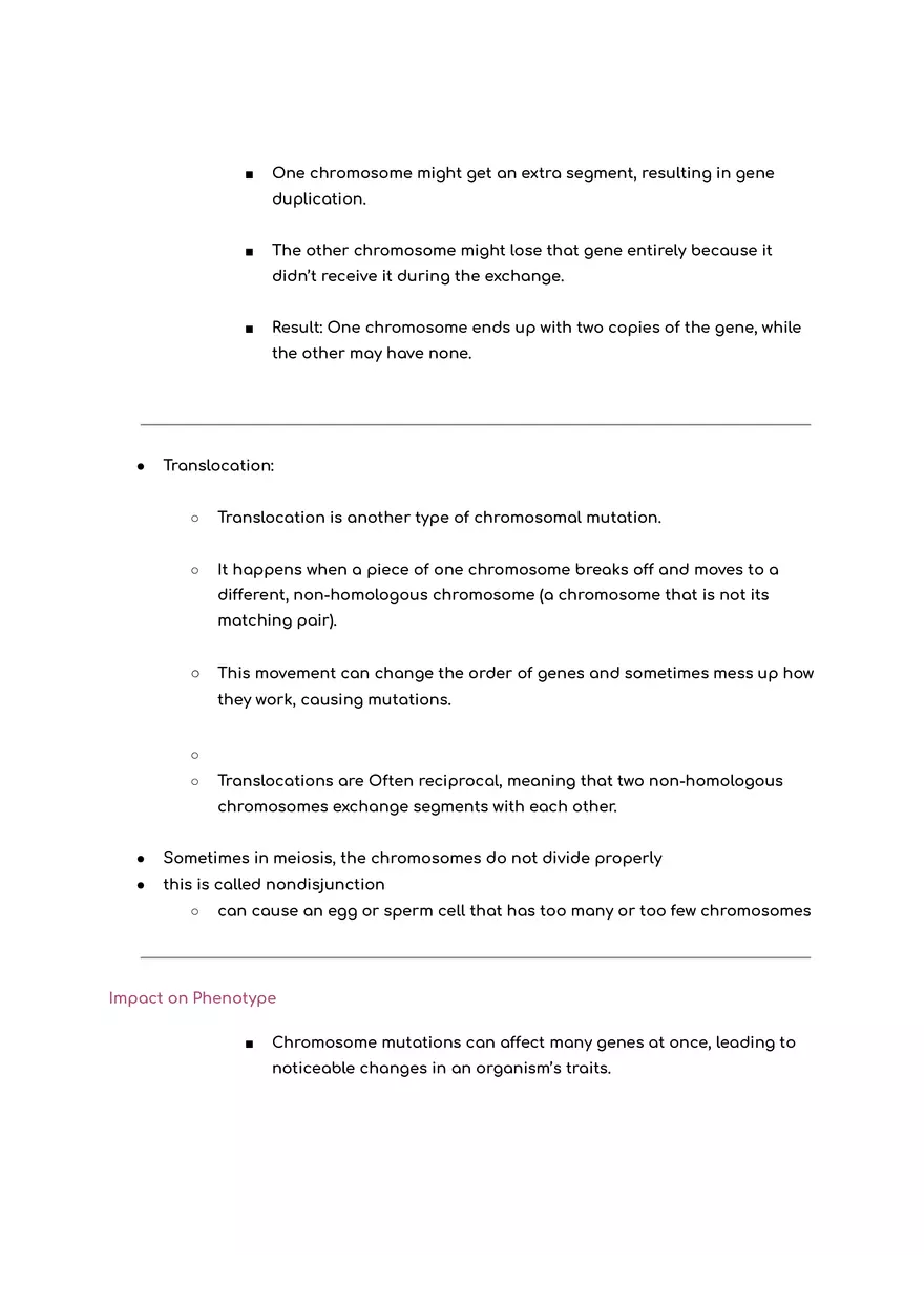 Bio Test Meiosis and Mutation - Page 9