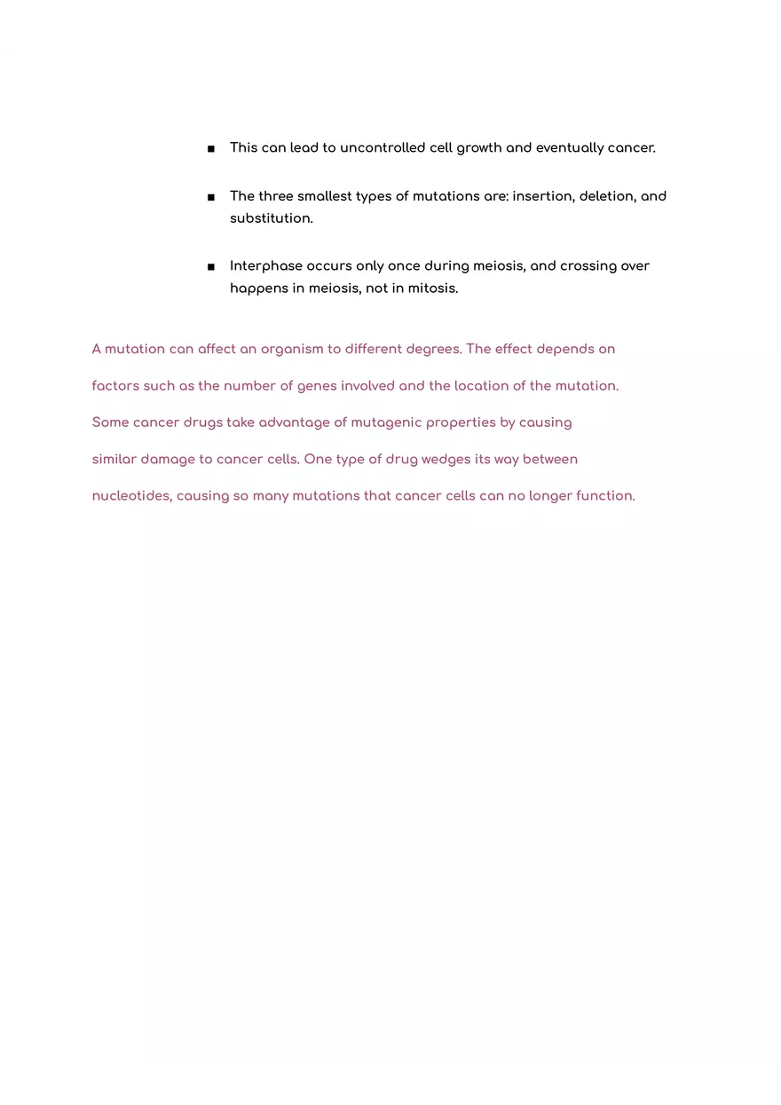 Bio Test Meiosis and Mutation - Page 14
