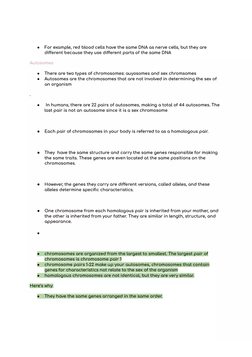 Bio Test Meiosis and Mutation - Page 2