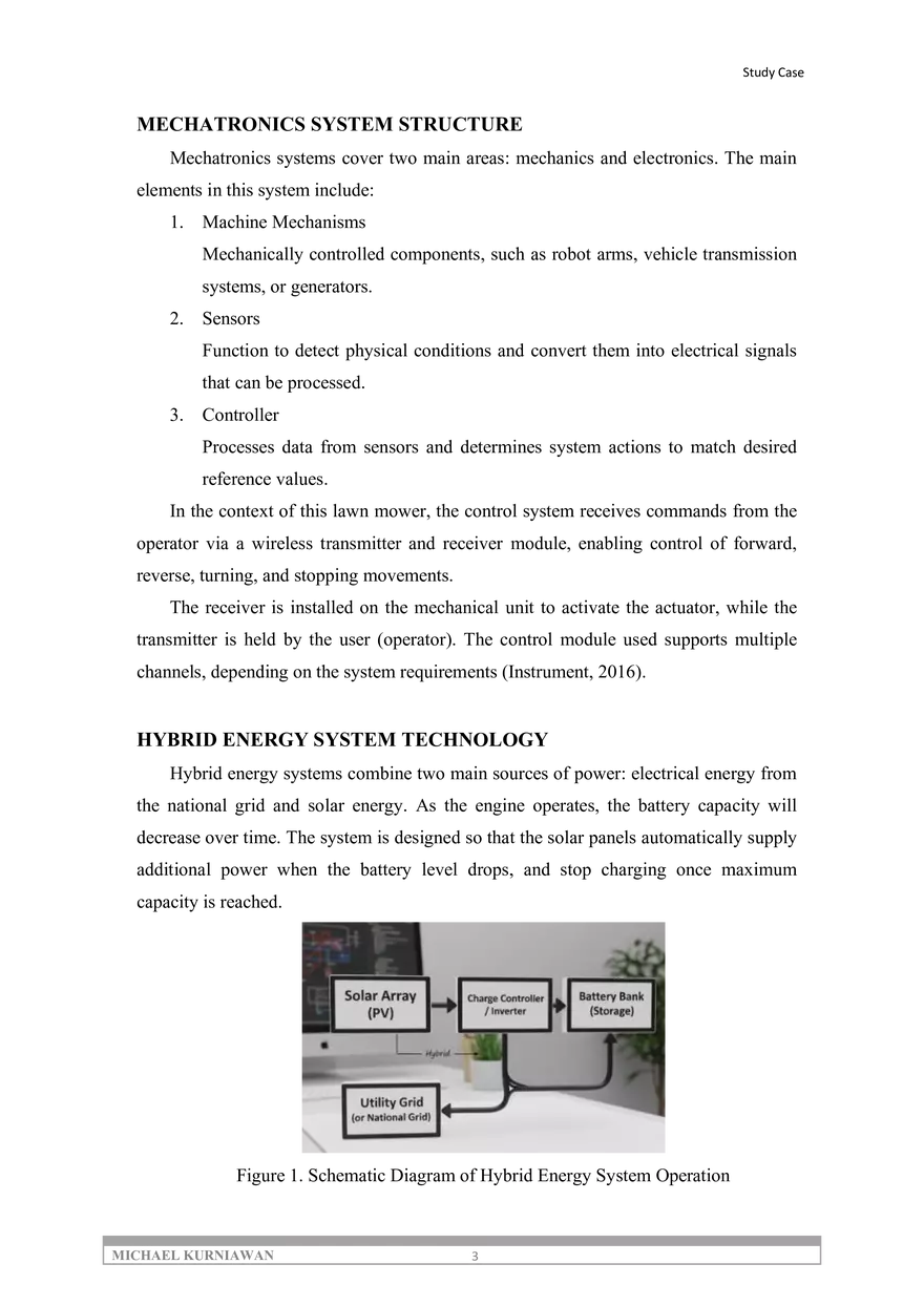 Design and Implementation of a Mechatronic System - Page 3