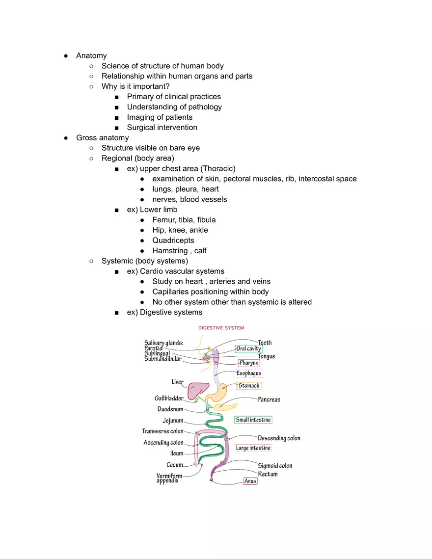 Anatomy Week #1 - Page 1