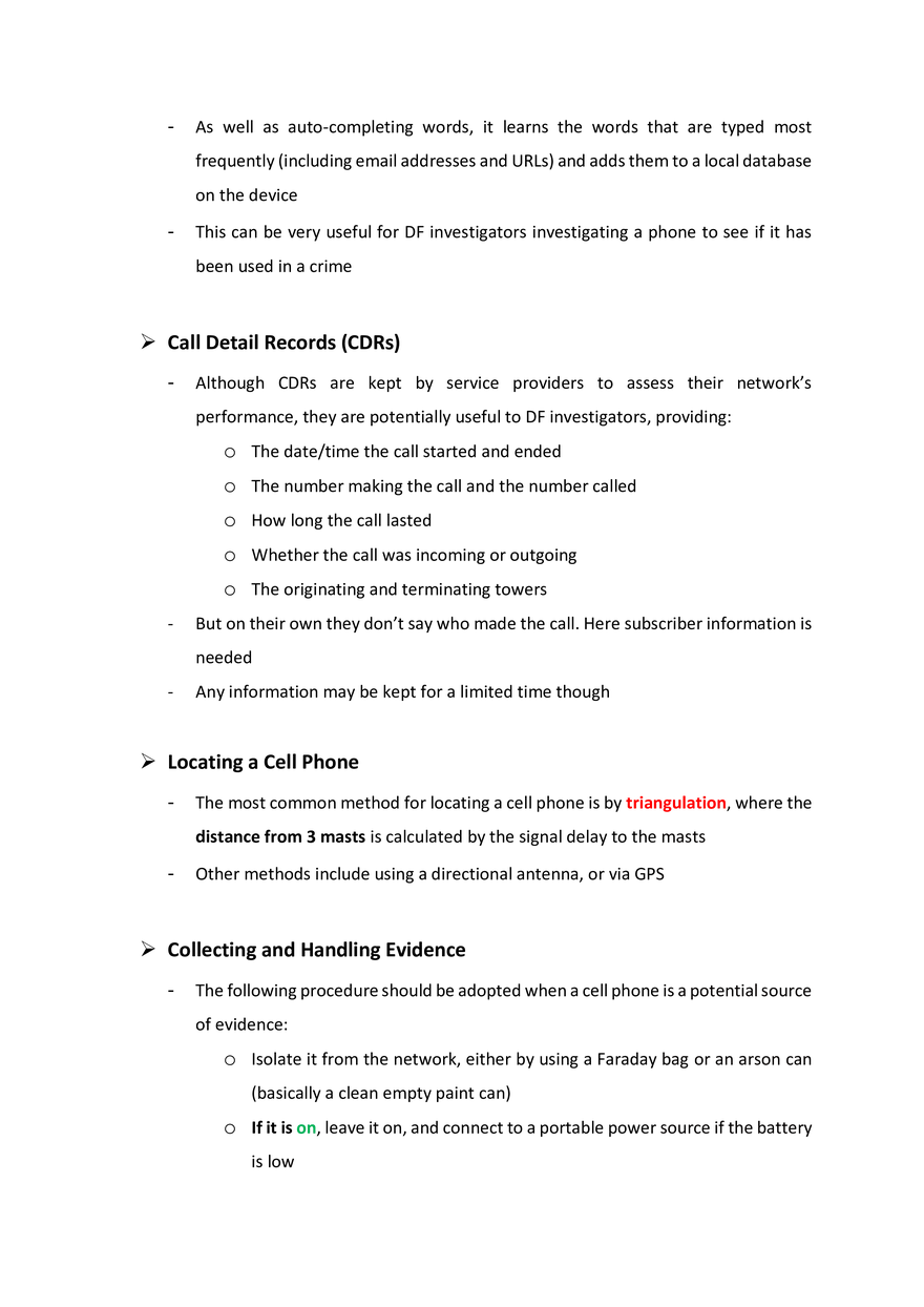 Mobile Device Forensics - Page 4