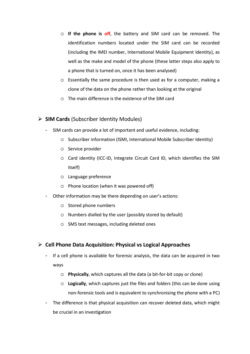 Mobile Device Forensics - Page 5