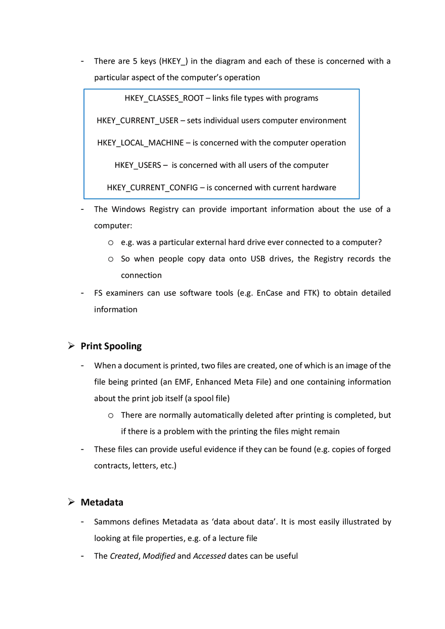 Artefacts of Windows, Linux and Macintosh Systems - Page 3