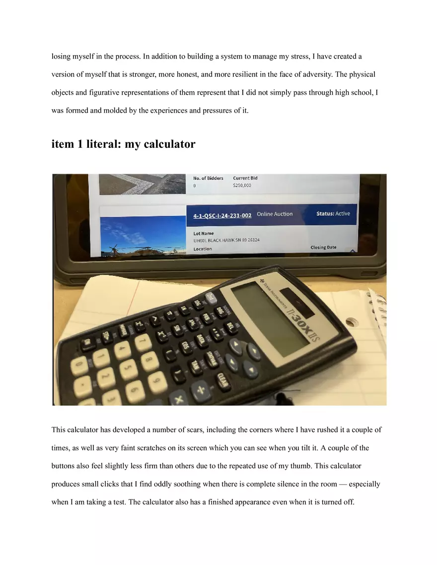 Lecture Note Scrapbook for Analytical Writing - Page 2