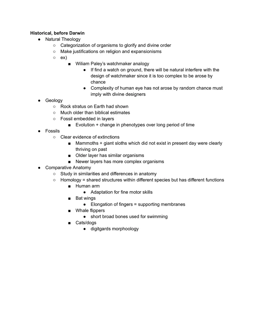 Evolution Theory Before Darwin - Page 1