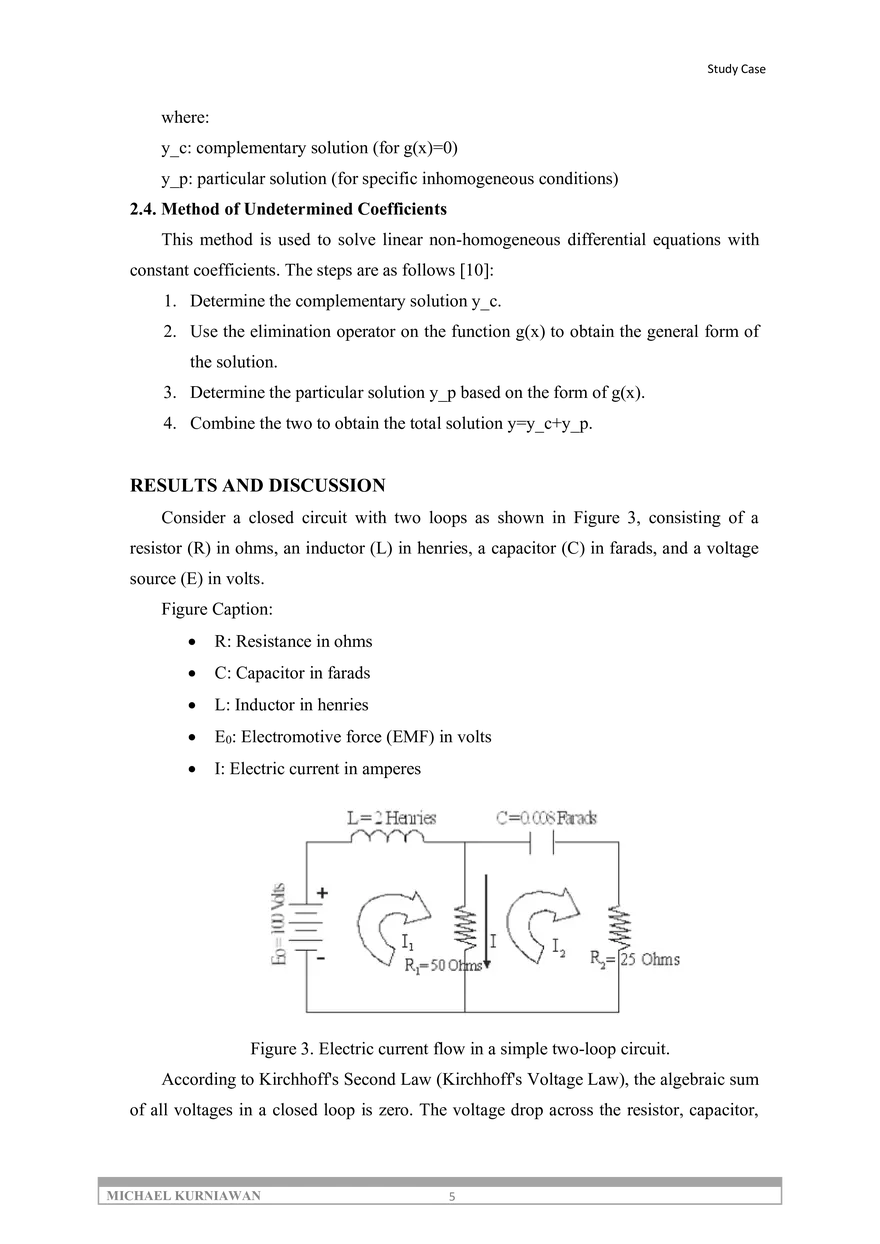 Modeling Electric Current in a Two-Loop Circuit - Page 5
