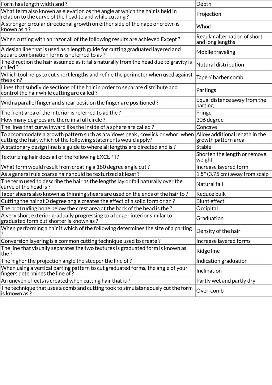 Cosmetology Chapter 9 Table Review - Page 3