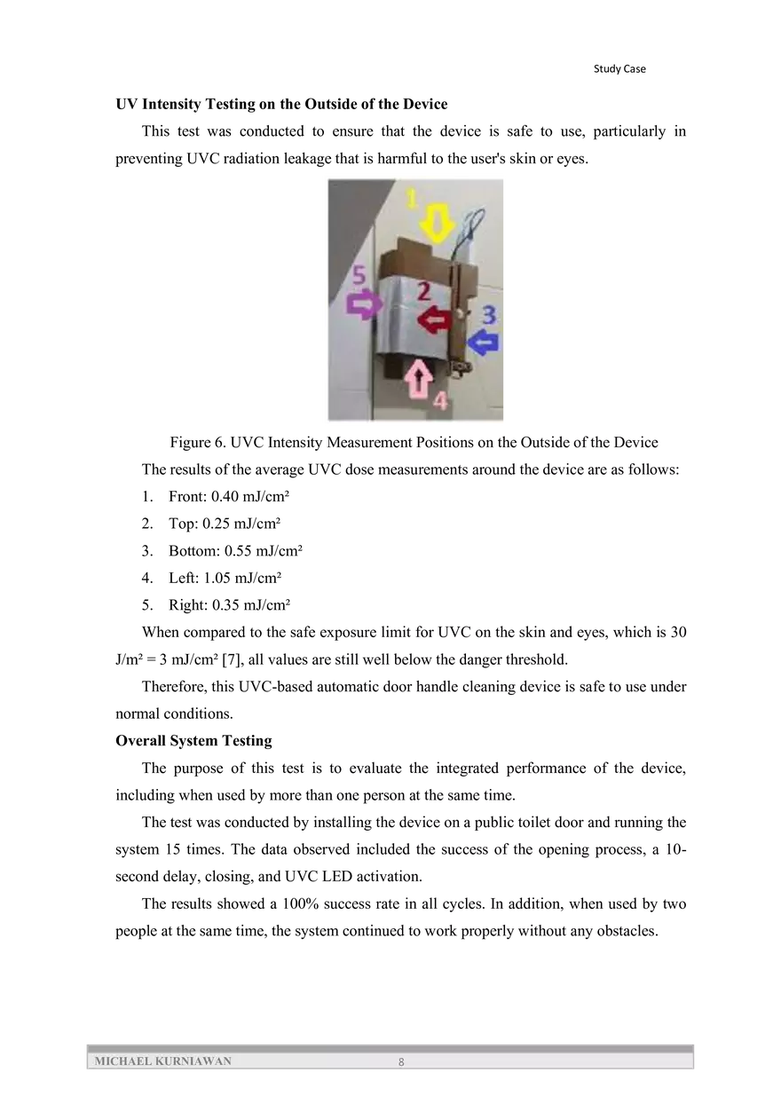 Automatic Door Handle Cleaning Device Using Uvc Light - Page 9