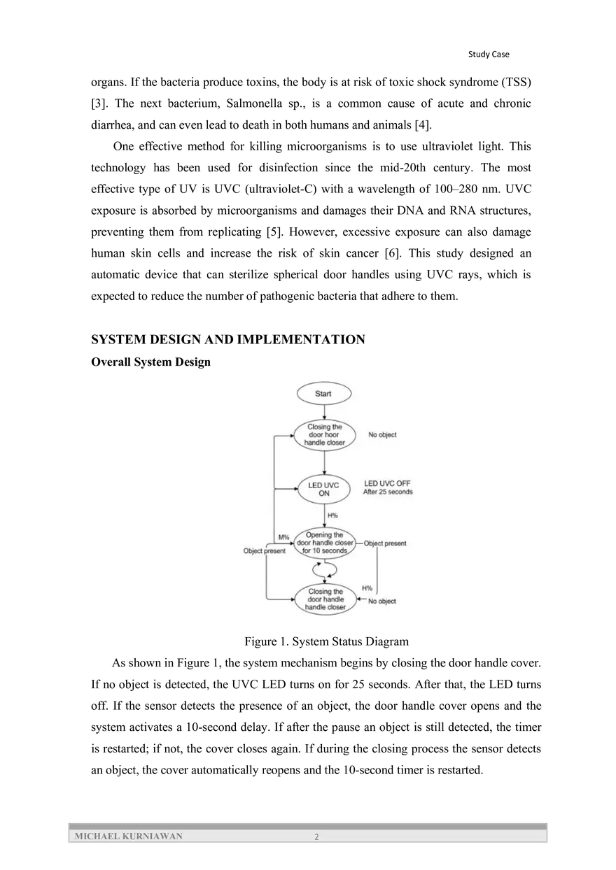 Automatic Door Handle Cleaning Device Using Uvc Light - Page 2