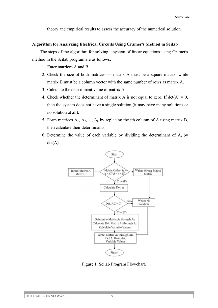 Application of Cramer's Method for Electrical Circuit - Page 5