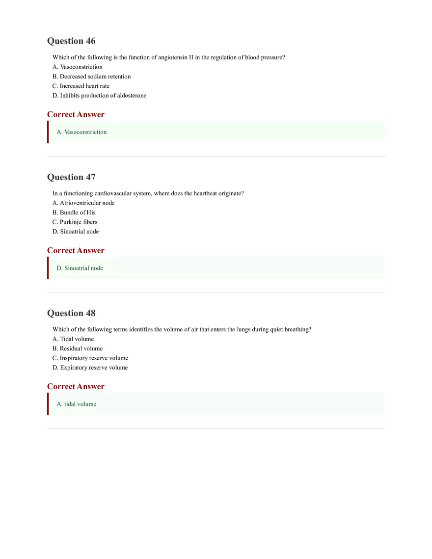ATI Anatomy and Physiology Proctored Exam 2025 - Page 9