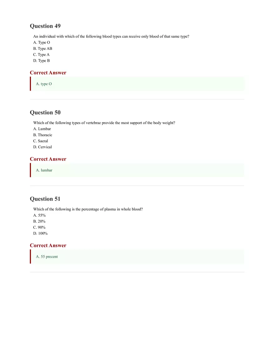 ATI Anatomy and Physiology Proctored Exam 2025 - Page 10