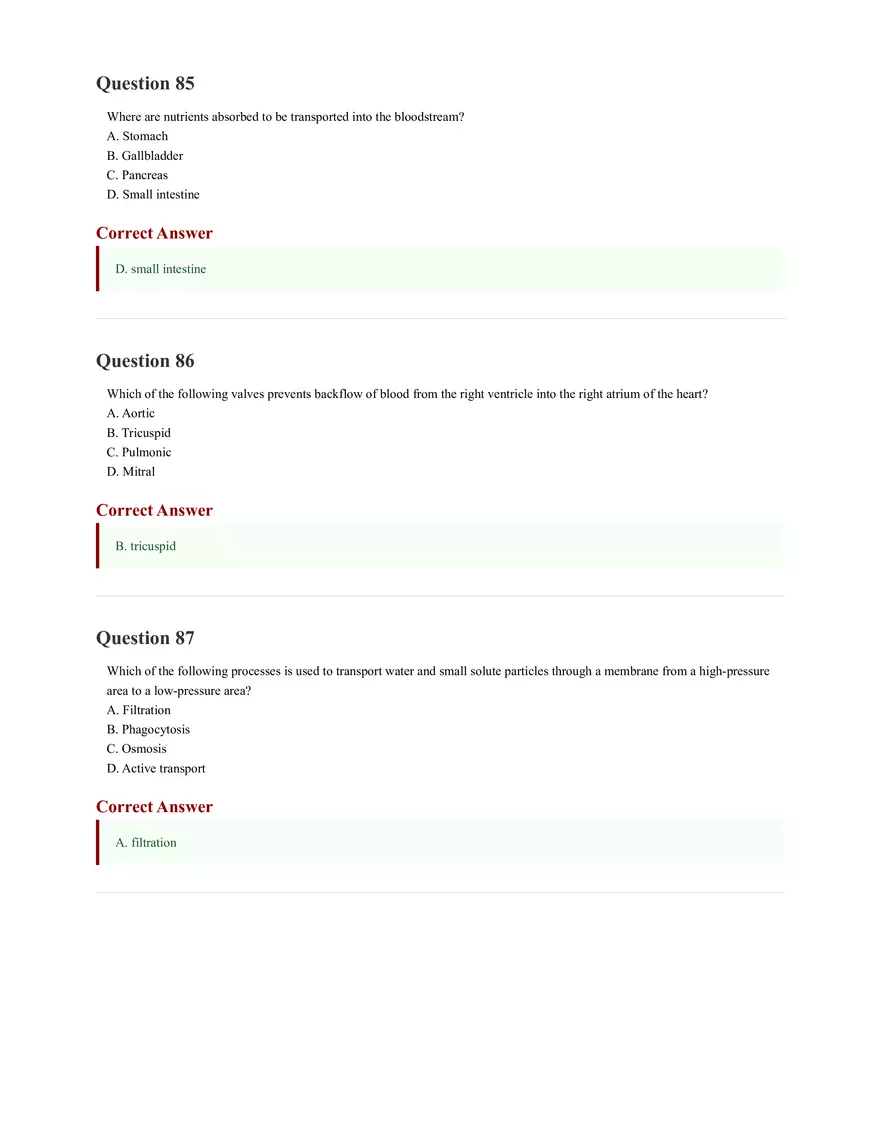 ATI Anatomy and Physiology Proctored Exam 2025 - Page 23