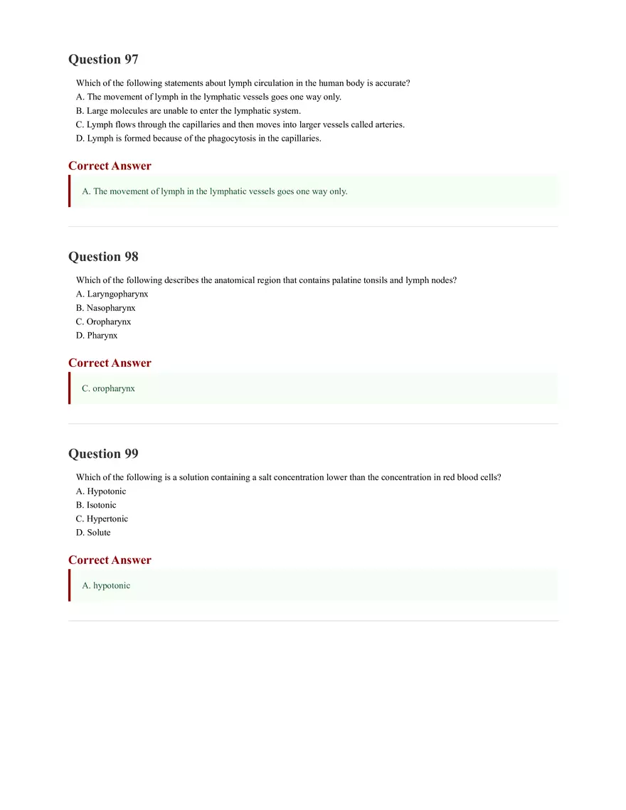 ATI Anatomy and Physiology Proctored Exam 2025 - Page 28