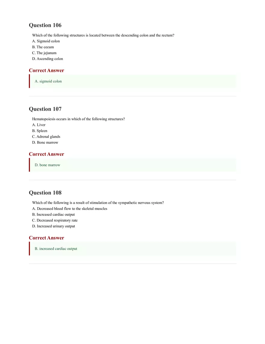 ATI Anatomy and Physiology Proctored Exam 2025 - Page 31