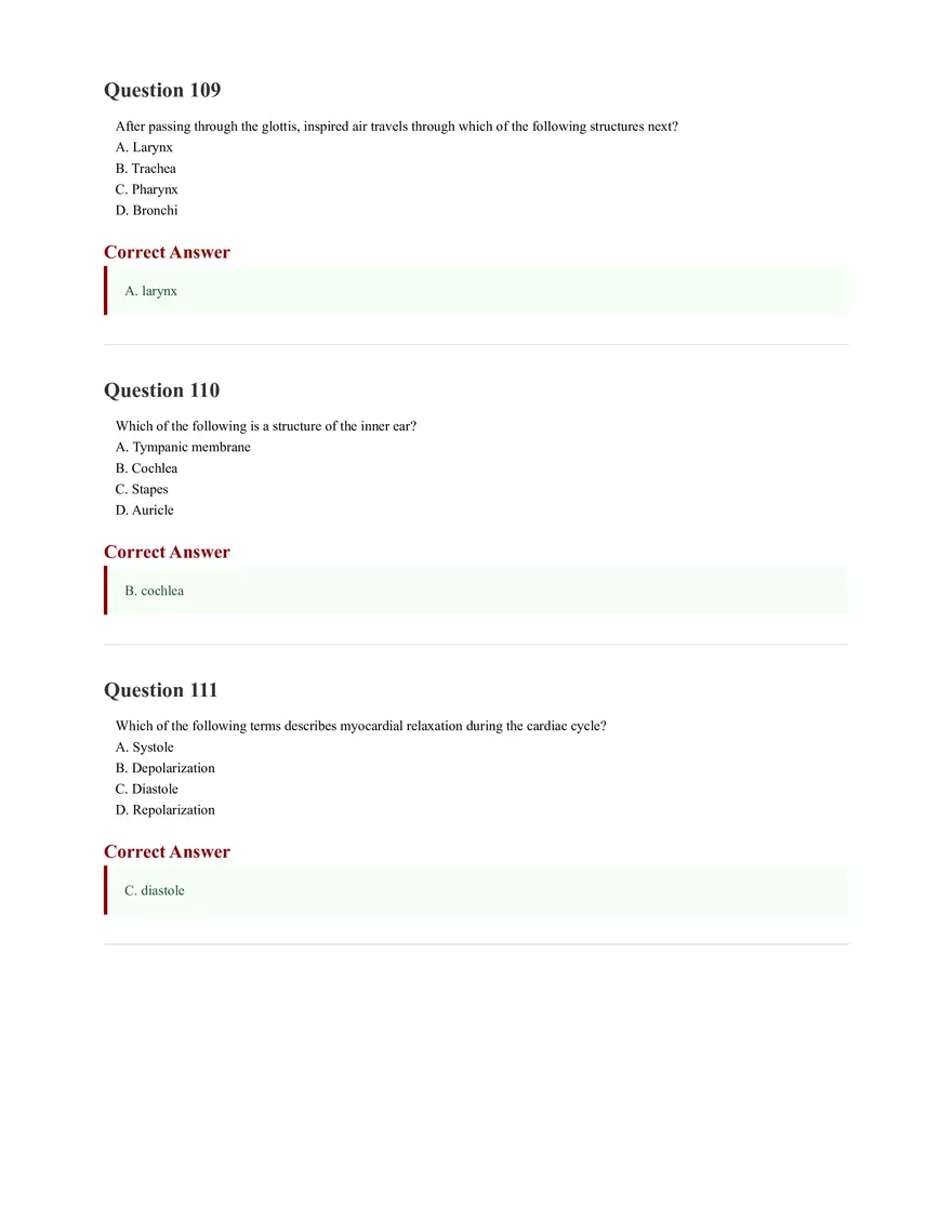 ATI Anatomy and Physiology Proctored Exam 2025 - Page 32