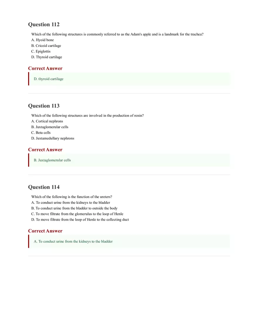 ATI Anatomy and Physiology Proctored Exam 2025 - Page 33