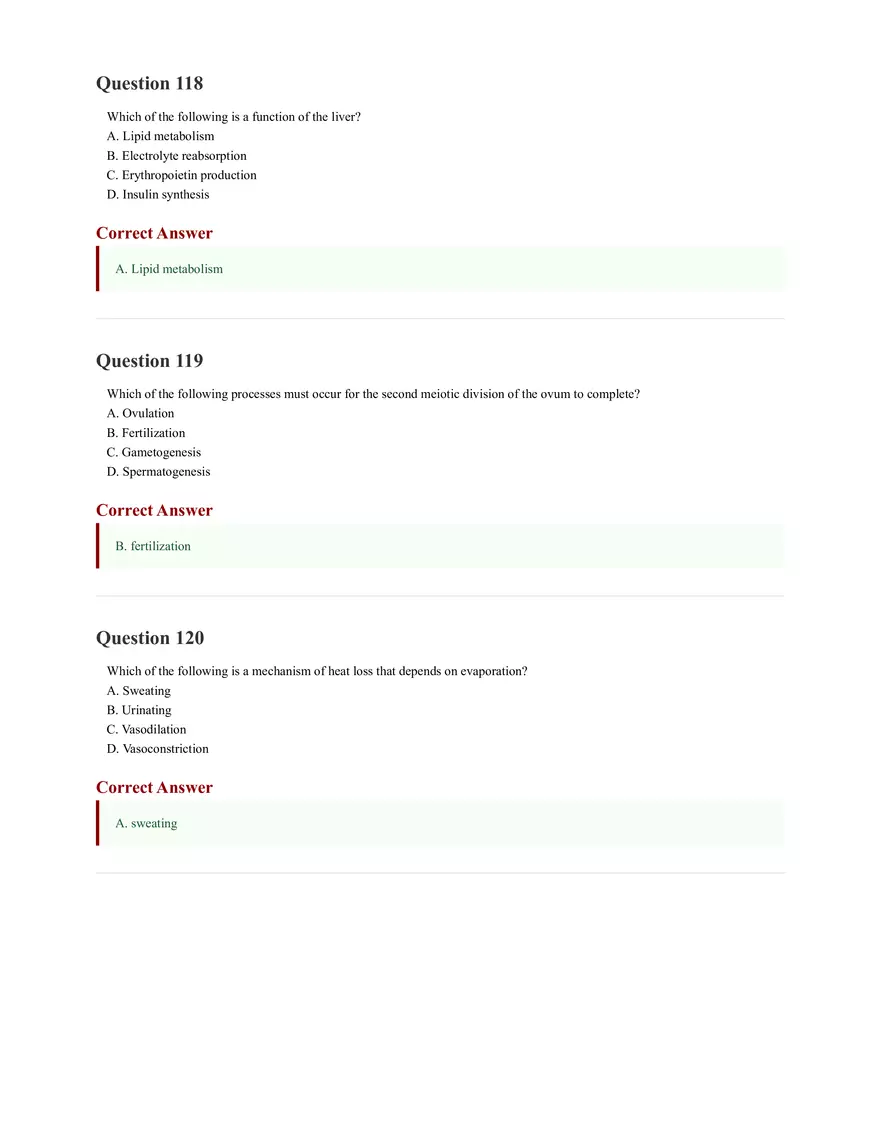 ATI Anatomy and Physiology Proctored Exam 2025 - Page 36