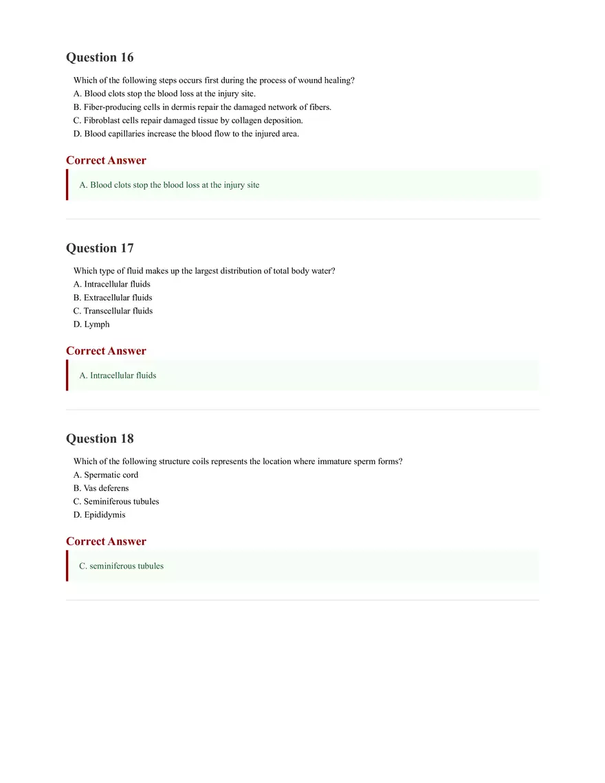 ATI Anatomy and Physiology Proctored Exam 2025 - Page 45