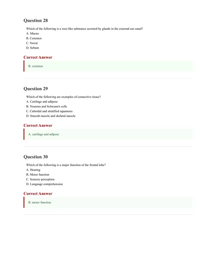 ATI Anatomy and Physiology Proctored Exam 2025 - Page 3