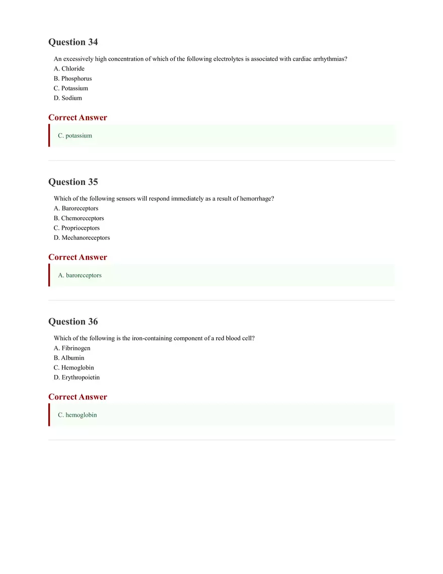 ATI Anatomy and Physiology Proctored Exam 2025 - Page 5