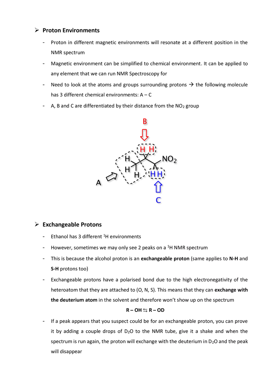 NMR Spectroscopy for Structural Determination - Page 2