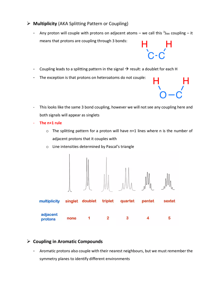 NMR Spectroscopy for Structural Determination - Page 5