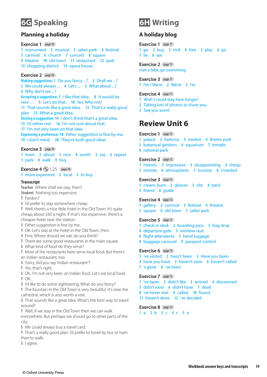 Solutions 3rd Edition Pre-Intermediate WB Key - Page 11