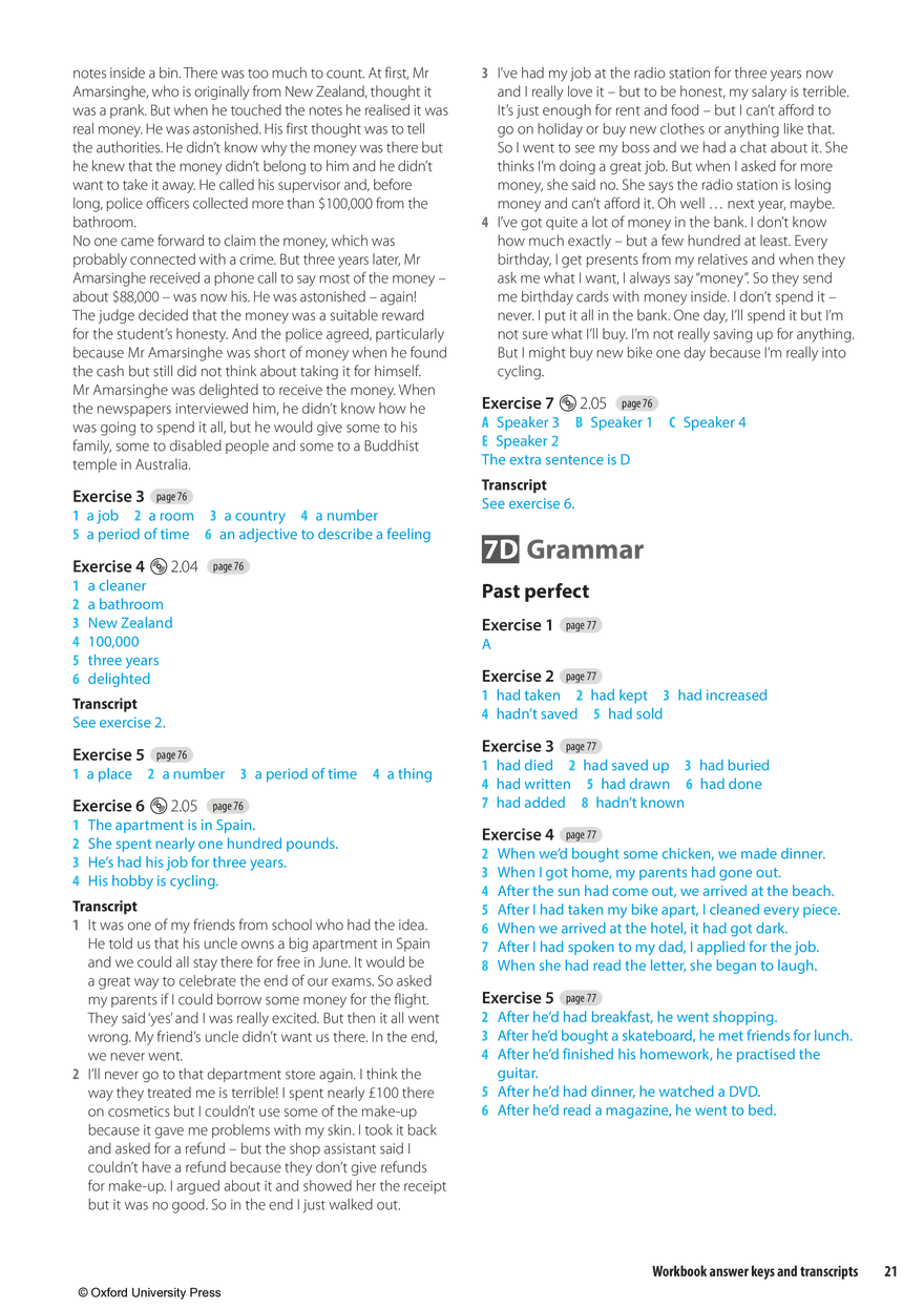 Solutions 3rd Edition Pre-Intermediate WB Key - Page 14