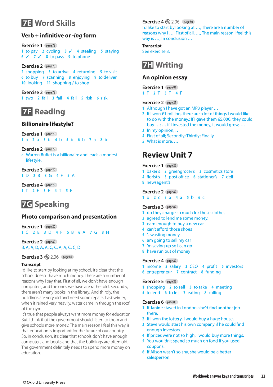 Solutions 3rd Edition Pre-Intermediate WB Key - Page 15