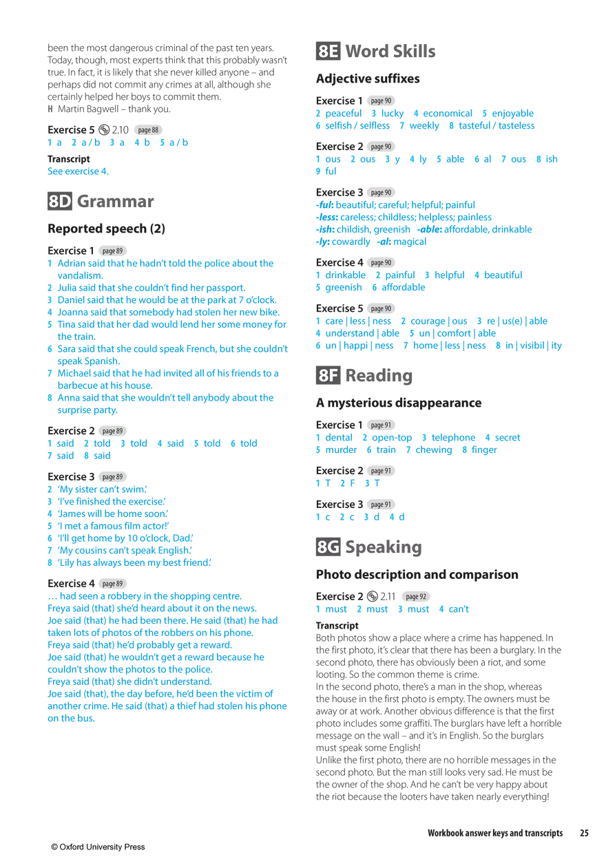 Solutions 3rd Edition Pre-Intermediate WB Key - Page 18