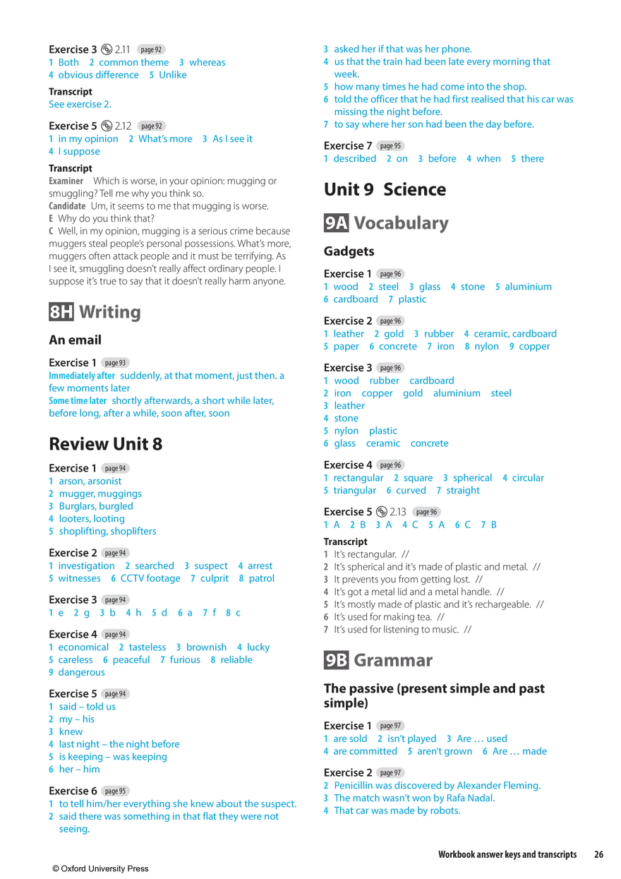 Solutions 3rd Edition Pre-Intermediate WB Key - Page 19