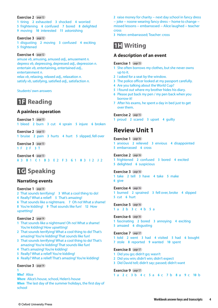 Solutions 3rd Edition Pre-Intermediate WB Key - Page 24