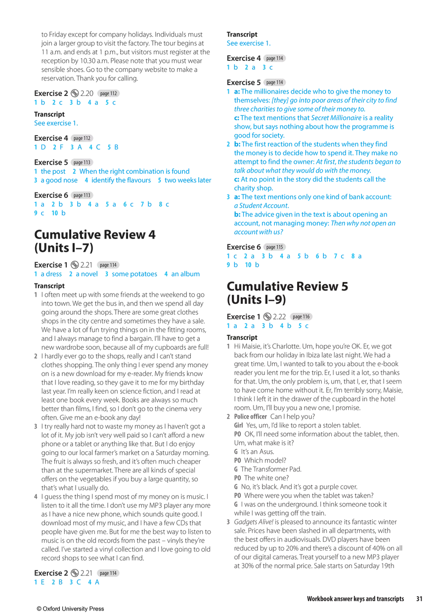 Solutions 3rd Edition Pre-Intermediate WB Key - Page 25