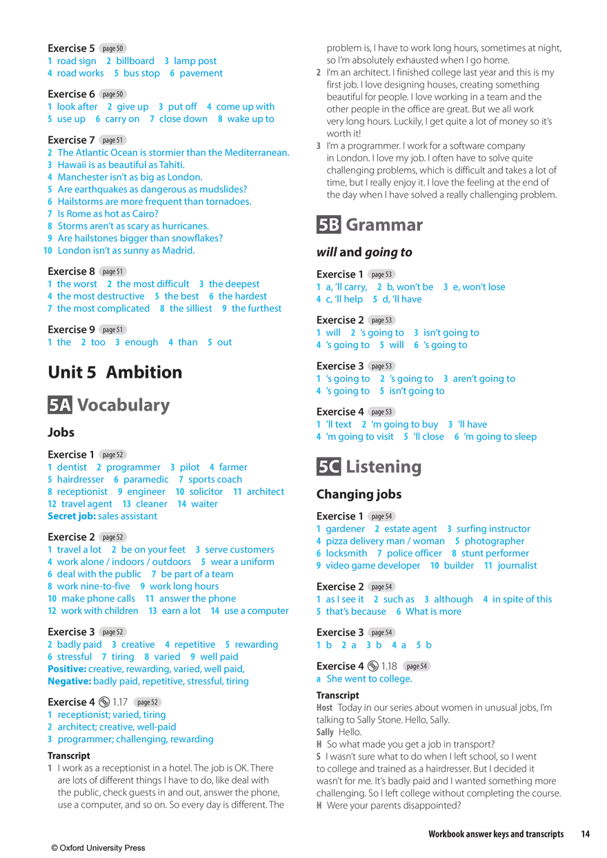 Solutions 3rd Edition Pre-Intermediate WB Key - Page 6